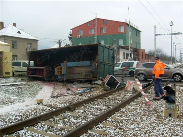 Pokazené priecestie Rača