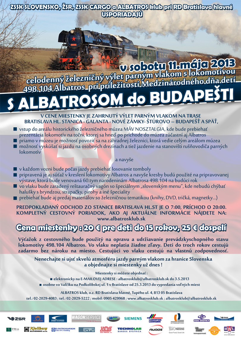 S Albatrosom do Budapešti na MDD.